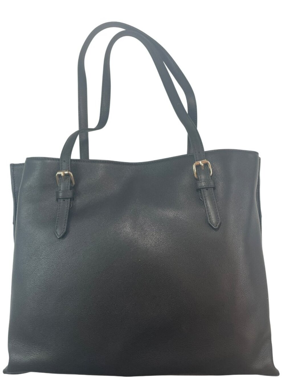 Champs Leather Black Tote Bag RFID Protection LCB-507 NWT - Picture 2 of 12